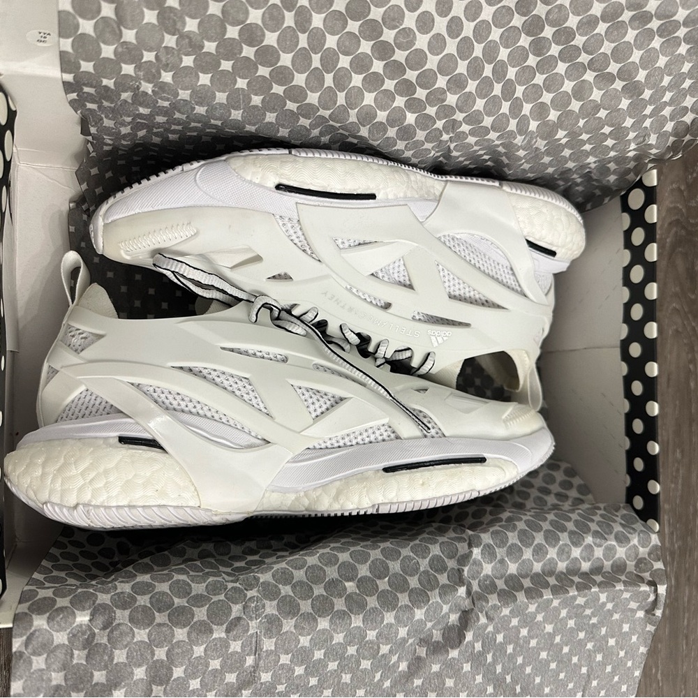 Adidas by Stella McCartney aSMC SOLARGLIDE sneakers, white, size 8